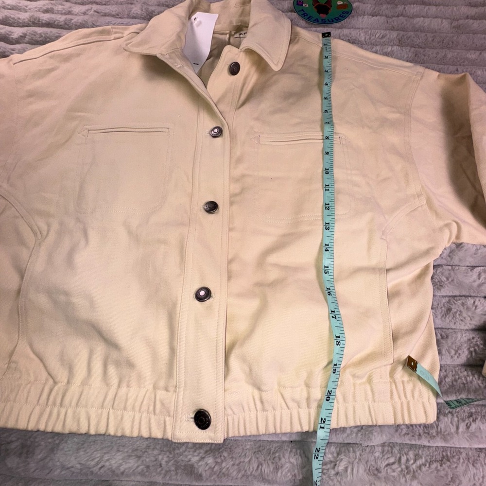 Ariat Robyn Jacket Women's Small Beige Boxy Fit Oversized‎ Western Barn Style - Picture 6 of 11